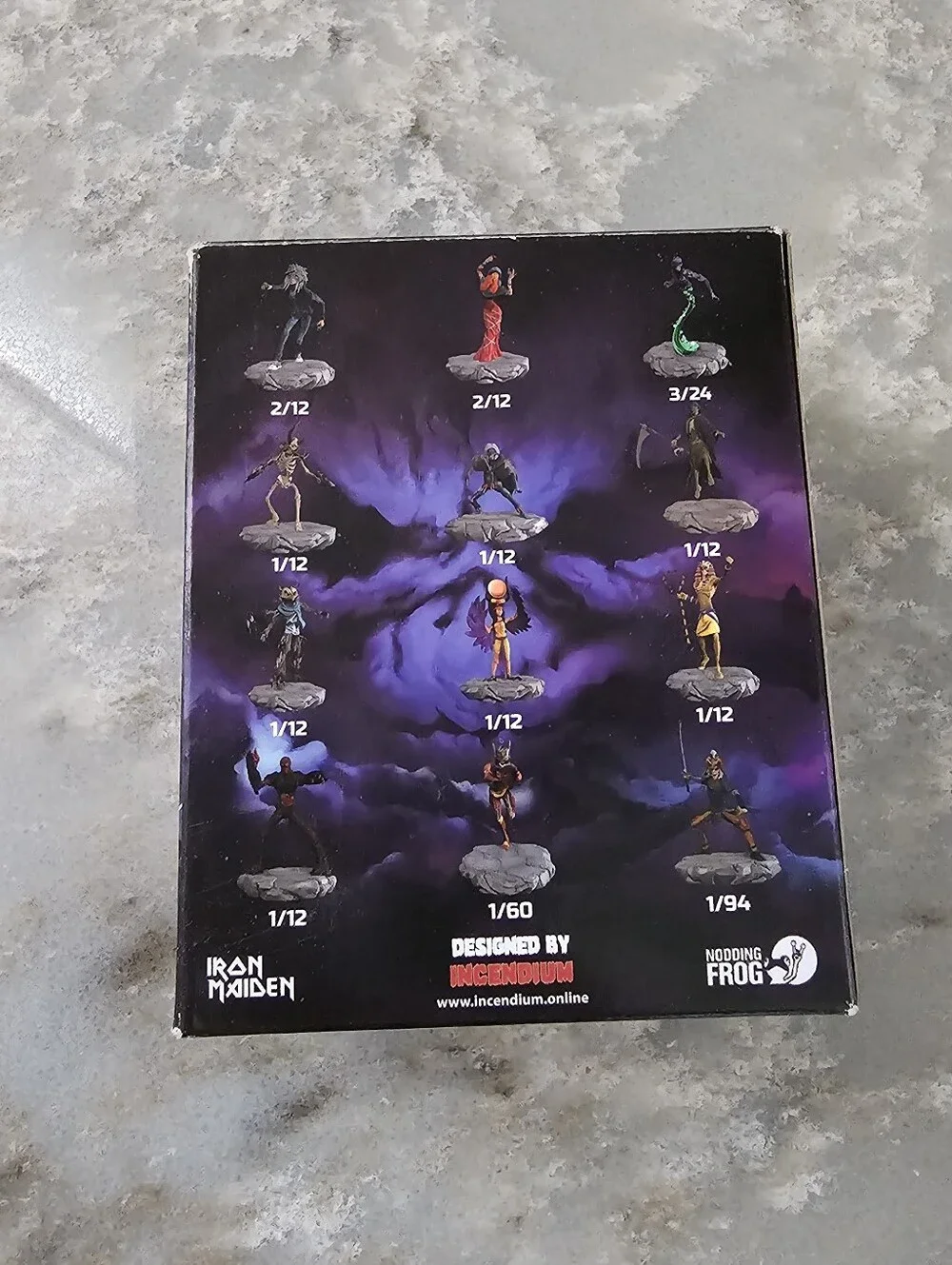 Iron Maiden Legacy of the Beast Wave 1 Reaper Eddie Mini Figure w/ Box Complete